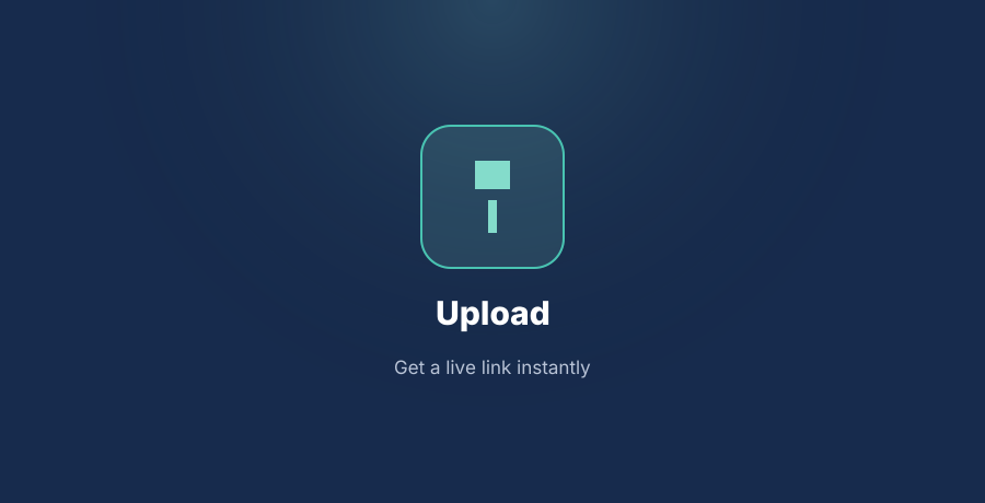 Upload the static site and get a stable preview link